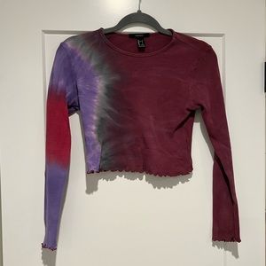 Tie dye crop top